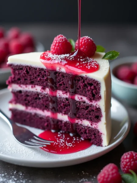 purple velvet cake