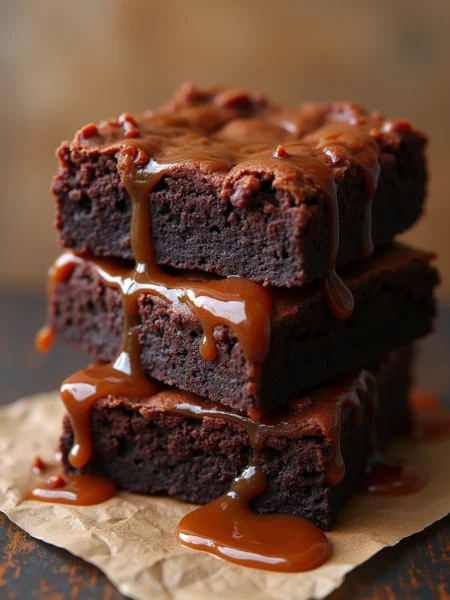 Salted Caramel Brownies