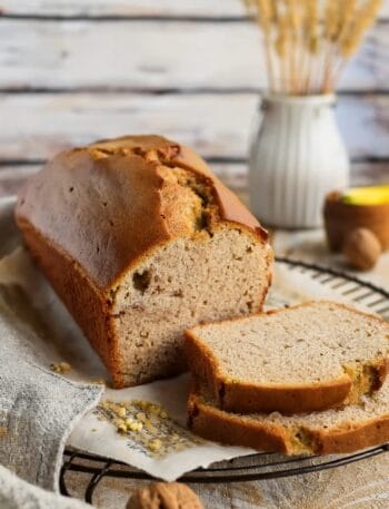 Healthy 3 Ingredient Banana Bread Recipe